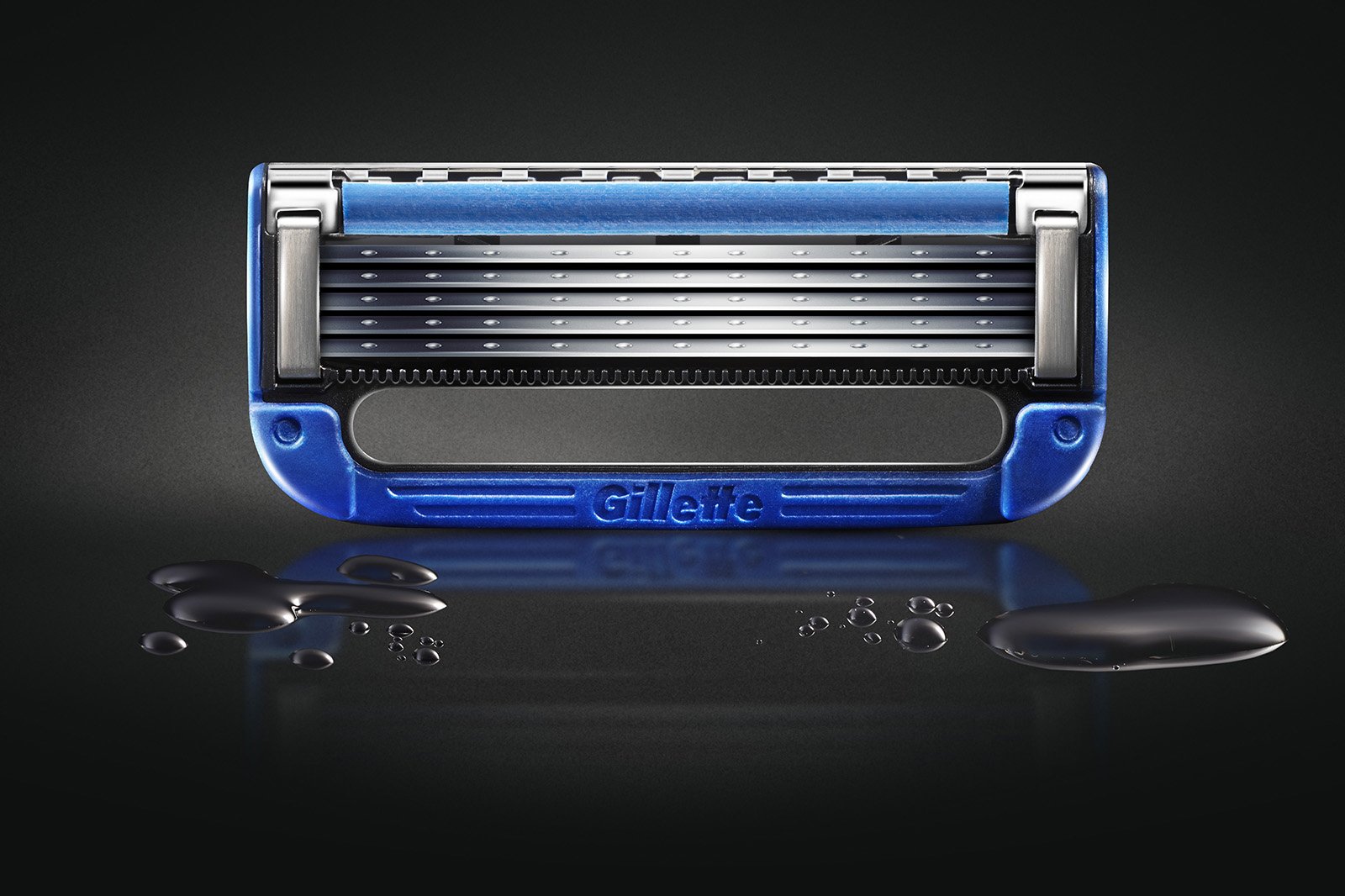 Gillette razor After photo retouching Image